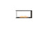 Ecosmart Fire Flex 42PN Peninsula Fireplace Insert - Black Finish / Stainless Steel Burner - ESF.FX.42PN